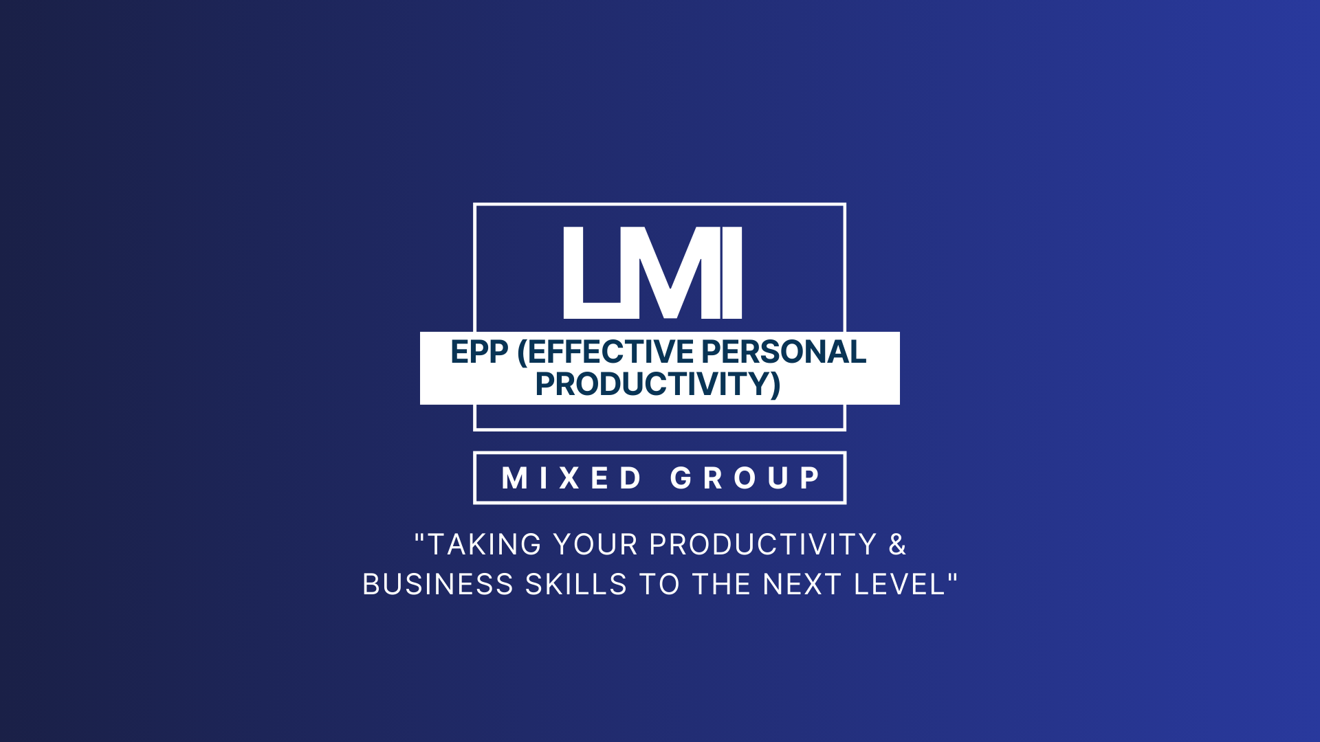 LMI EPP Feedback youtube video