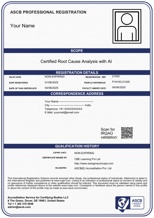 RCA with AI DEC 23 SS with In house