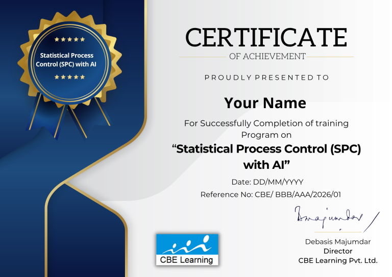 CBE Sample Certificate